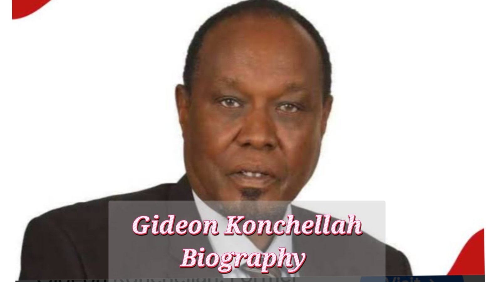 Gideon Sitelu Konchellah Biography